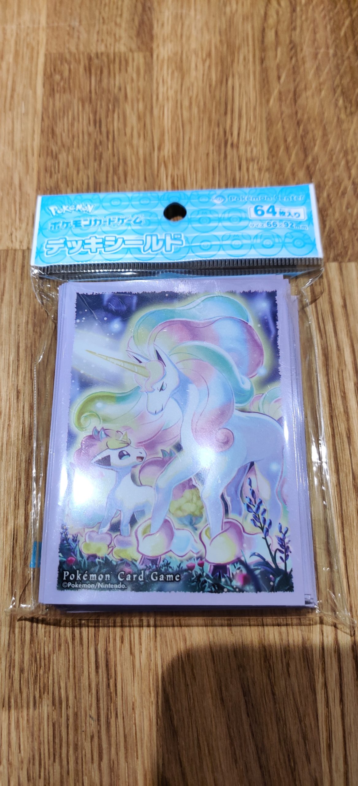 Pokemon Card Sleeve Galarian Ponyta and Galarian Rapidash 64 Japanese USA SELLER 